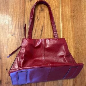 HOBO International Behold Tote • Cardinal Red Leather • Retired Style